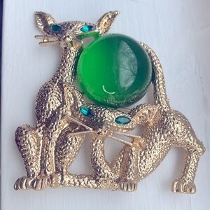 Huge Siamese Cat Brooch